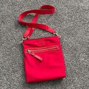 Tory Burch Vibrant Red Crossbody Bag